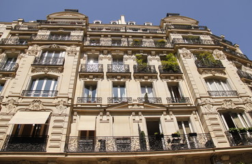 Immeuble ancien du quartier du Panthéon à Paris