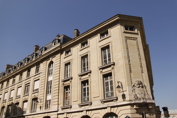 Fototapeta na wymiar Immeuble ancien du quartier du Panthéon à Paris 