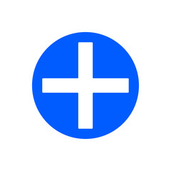 Obraz premium Plus glyph icon