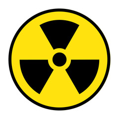 The radiation icon. Radiation symbol.