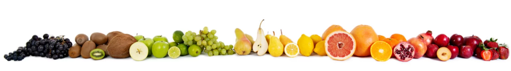 Foto op Canvas Voedsel fruit banner © koszivu
