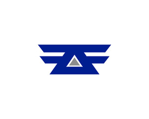af letter logo