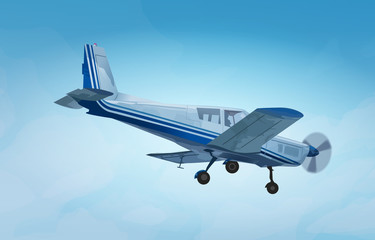 Small private plane