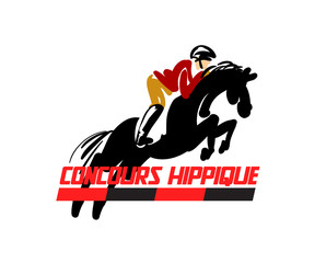 Logo design for concours hippique competitions.