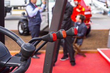 Tractor control levers