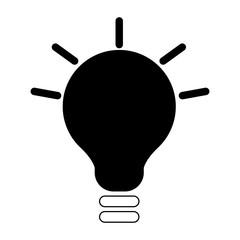 Bulb light energy vector illustration graphic design