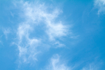 white Clouds with blue sky