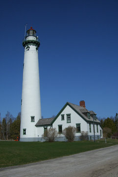 Lighthouse - Presque Isle, Michigan on Lake Huron