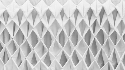 white wavy decoration fabric pattern - background