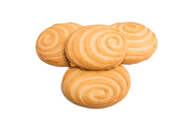 round biscuit isolated