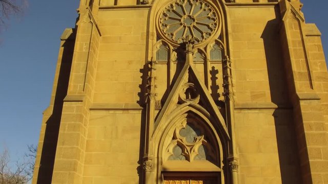 The Loretto Chapel in Santa Fe, New Mexico, USA, is a former Roman Catholic church that is now used as a museum and a wedding chapel