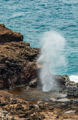 Nakalele Blowhole on the Northwest Coast of Maui