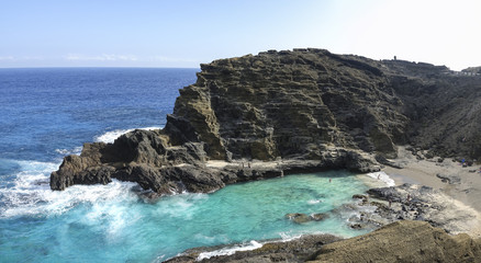 Panoramic view of a Cliff
