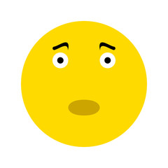 Frustrated smiley face icon