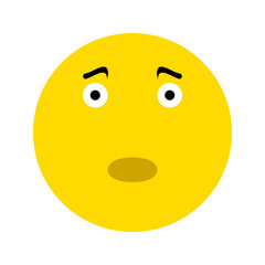 Frustrated smiley face icon