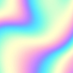 Soft blending abstract gradient background vector. Blur smooth background. Holographic colors. Vector image.