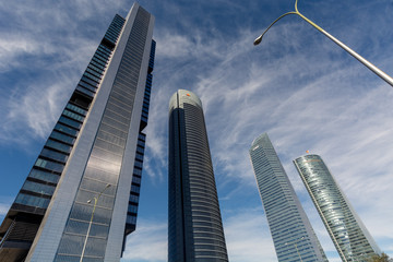 Obraz premium Madrid Cuattro Torres
