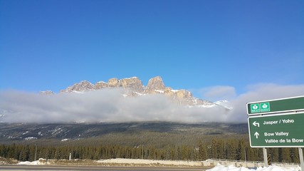 castle mount 밴프 국립공원
