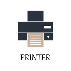 colored printer icon. Element of web icon for mobile concept and web apps. Detailed colored printer icon can be used for web and mobile. Premium icon