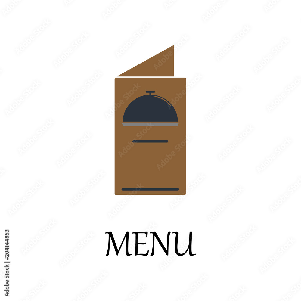 Aufkleber colored restaurant menu icon. element of web icon for mobile concept and web apps. detailed colored 