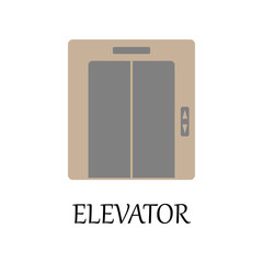 colored elevator icon. Element of web icon for mobile concept and web apps. Detailed colored elevator icon can be used for web and mobile. Premium icon