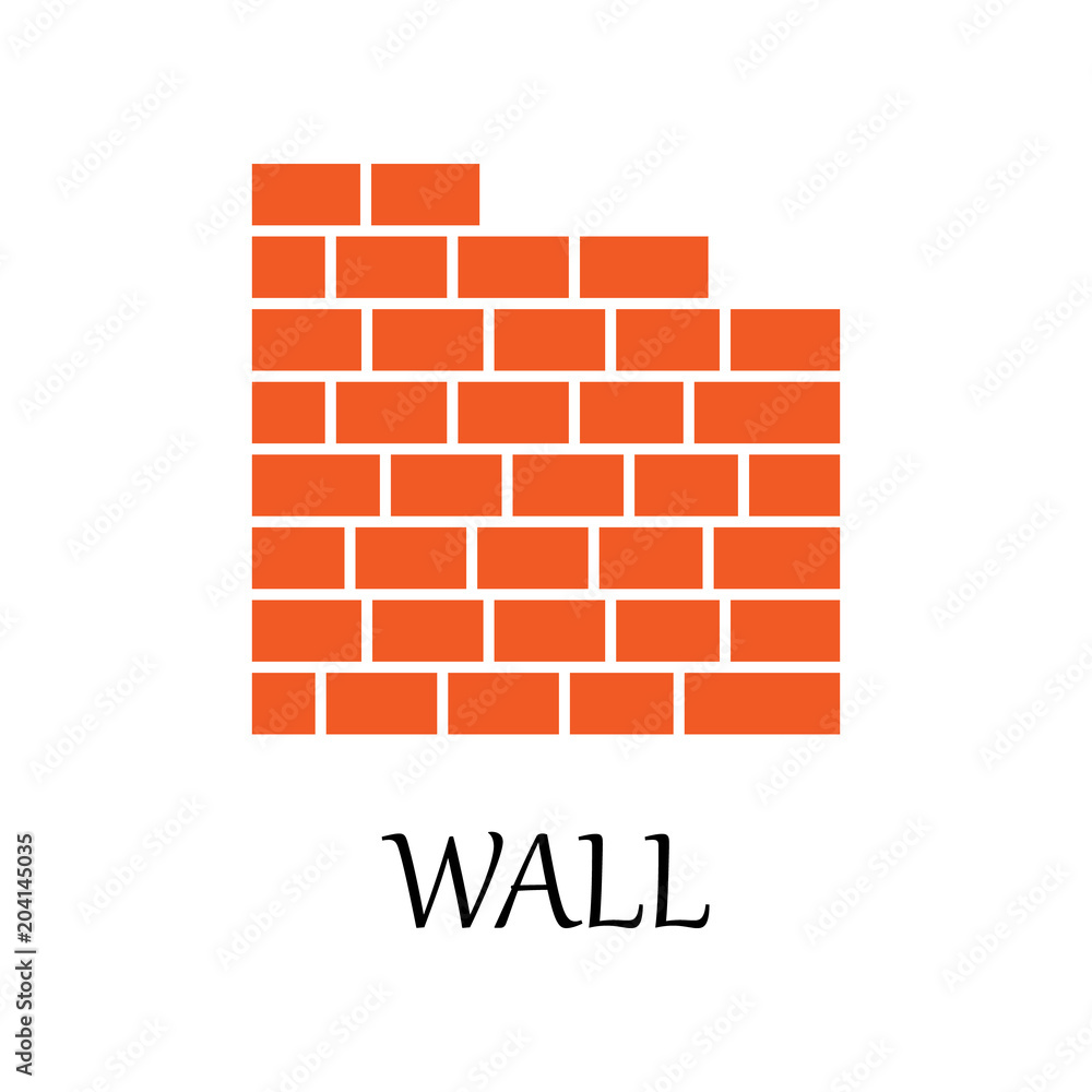 Poster colored wall icon. element of web icon for mobile concept and web apps. detailed colored wall icon c