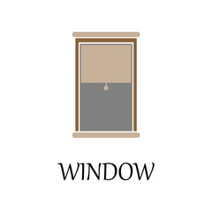 colored window icon. Element of web icon for mobile concept and web apps. Detailed colored window icon can be used for web and mobile. Premium icon