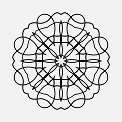 Fototapeta premium Round Ornament Pattern