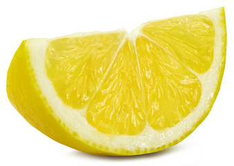 lemon half isolated