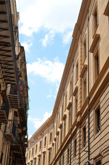 Obraz premium Palermo Street and Sky 2