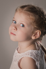 Beautiful little girl portrait