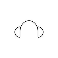headphones icon. Element of media and news for mobile concept and web apps. Detailed headphones icon can be used for web and mobile. Premium icon