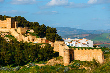 Fototapeta na wymiar Historic village of Antequera in Andalusia, Spain