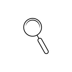 magnifier icon. Element of media and news for mobile concept and web apps. Detailed magnifier icon can be used for web and mobile. Premium icon