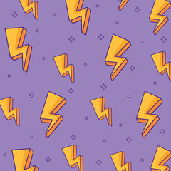 background with lightning pattern, colorful design.  vector illustration