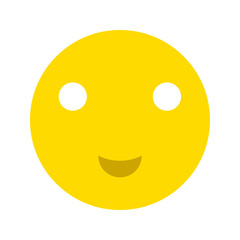 Happy smiley face emoticon icon