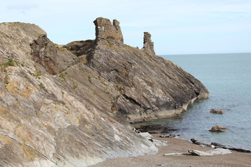 Fototapeta na wymiar Ireland Beach Cliffs