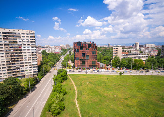 Sofia City Bulgaria / Aerial Photography
