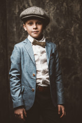 boy in elegant clothes
