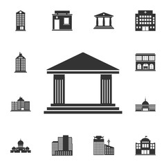 Fototapeta premium Historical building icon. Simple element illustration. Historical building symbol design from Buildings collection set. Can be used for web and mobile