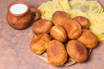 Delicious fried patties with cottage cheese
