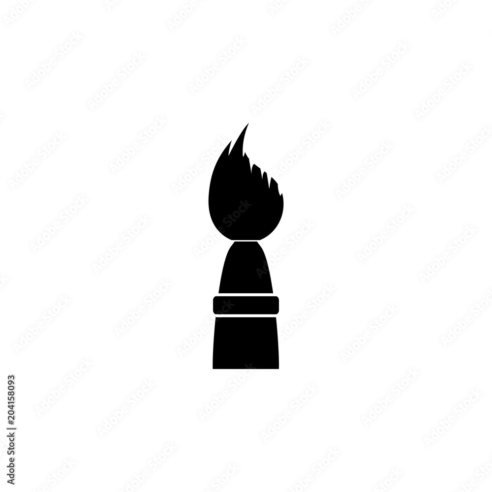 Poster tassel icon. element of art and painting for mobile concept and web apps. detailed tassel icon can b