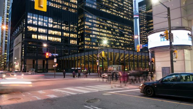 Toronto Time-lapse King & Bay