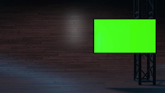 Virtual set studio backdrop digital interior 3d render