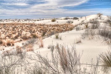 White Sands National Monument is Located in New Mexico and is One of the World's Gypsum Sand Collections