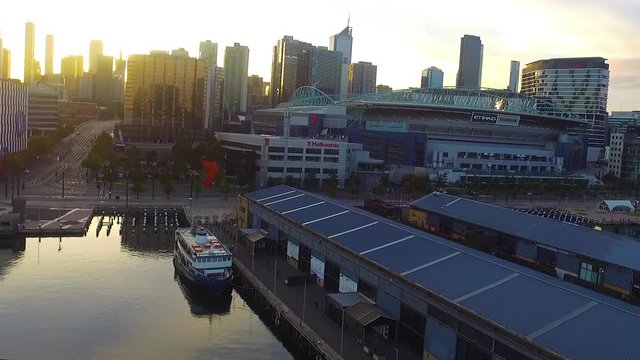 Dockland etihad stadium Melbourne city Australia 