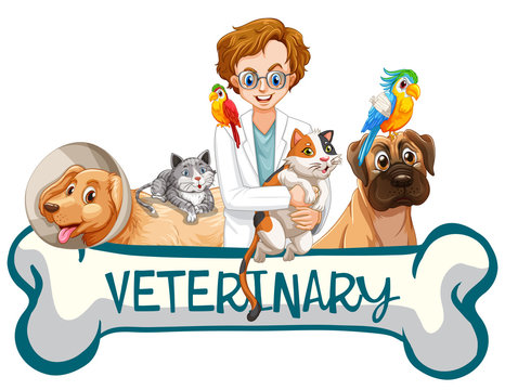 A Banner of  Veterinary Clinic