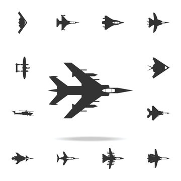 bombardment plane icon. Detailed set of army plane icons. Premium graphic design. One of the collection icons for websites, web design, mobile app