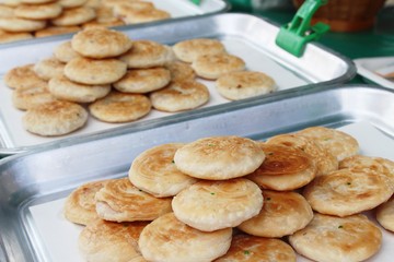 Festival moon cake - Chinese cake in market