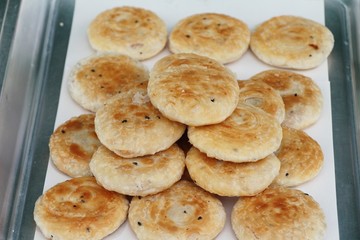 Festival moon cake - Chinese cake in market